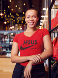 JESUS DIT IT....... LADIES V-NECK